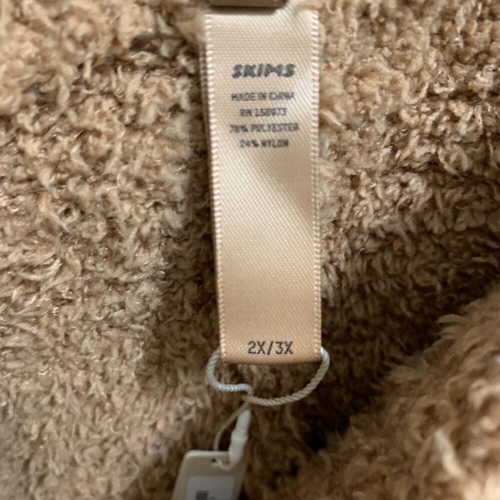 Skims Women's  Camel Cozy Knit Wide Leg Snow Pants AP-BTM-0142 Size 2X/3X. In ve - Picture 3 of 15